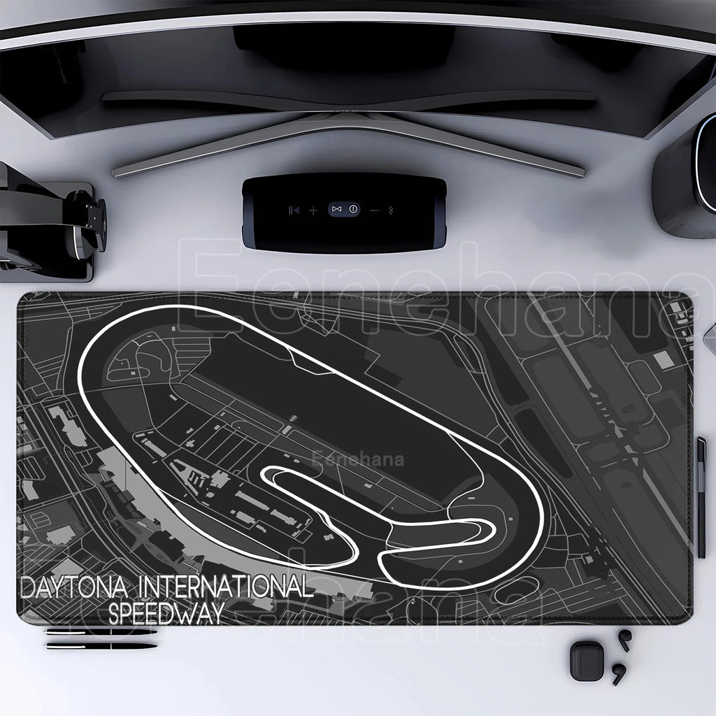 Racing Circuit Desk Mat | Grand Prix Track Map XL Mouse Pad