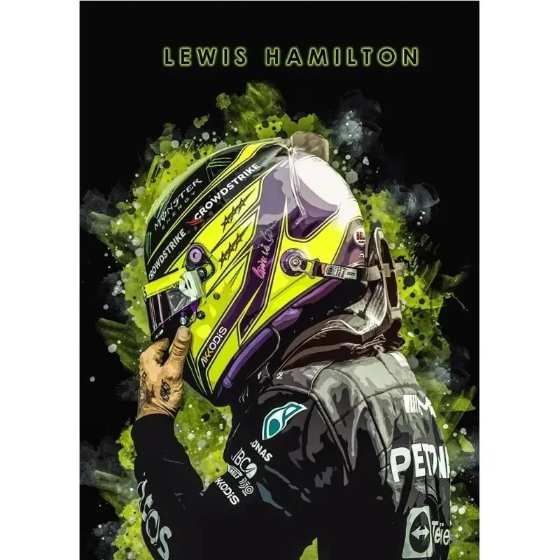 Racing Legends Watercolor Canvas Print | Motorsport Wall Art