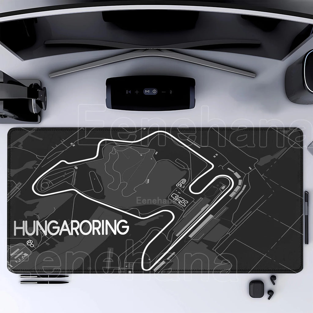 Racing Circuit Desk Mat | Grand Prix Track Map XL Mouse Pad