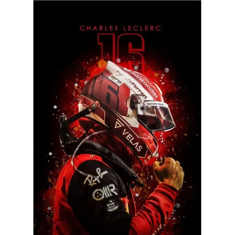 Racing Legends Watercolor Canvas Print | Motorsport Wall Art
