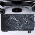 Racing Circuit Desk Mat | Grand Prix Track Map XL Mouse Pad