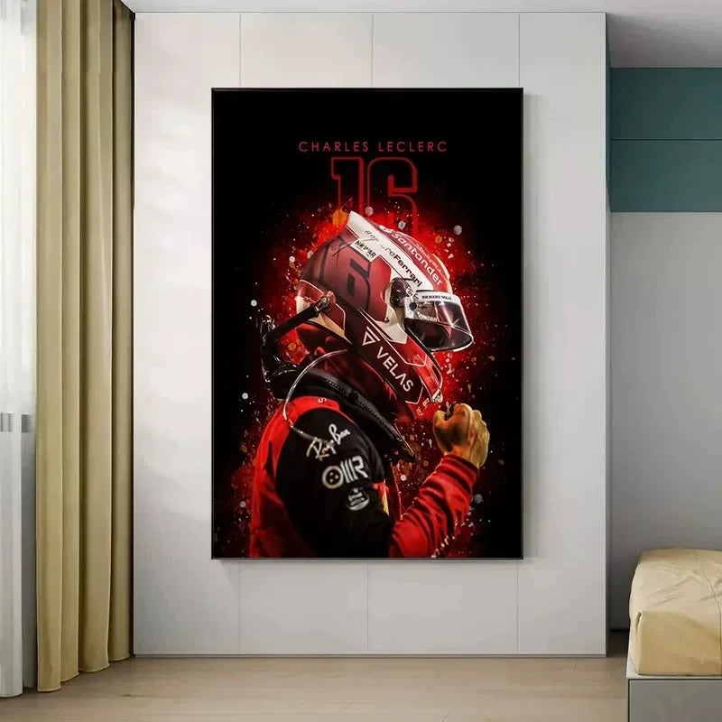 Racing Legends Watercolor Canvas Print | Motorsport Wall Art